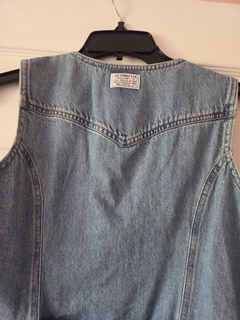 Womens Levi's Sleeveless Denim Button-Front Dress Size M NWT - Picture 8 of 8